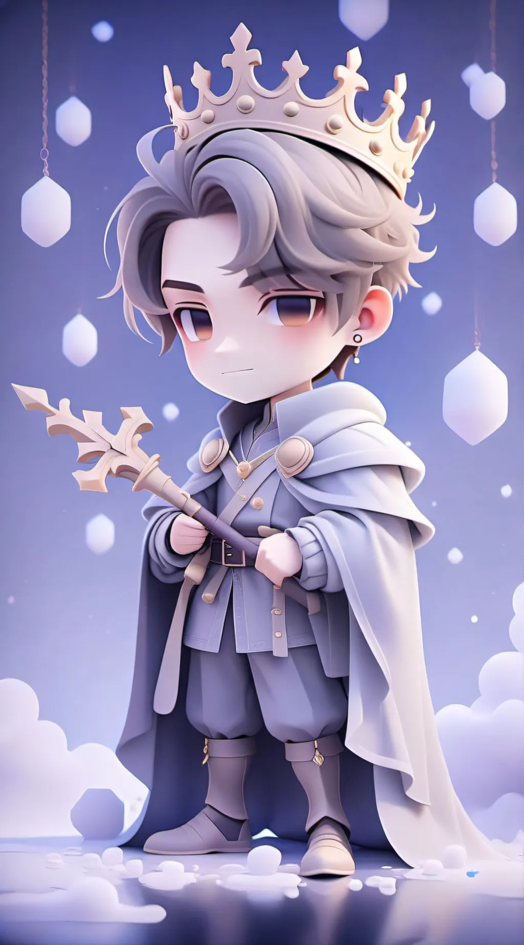 ai character: King Alexander  background