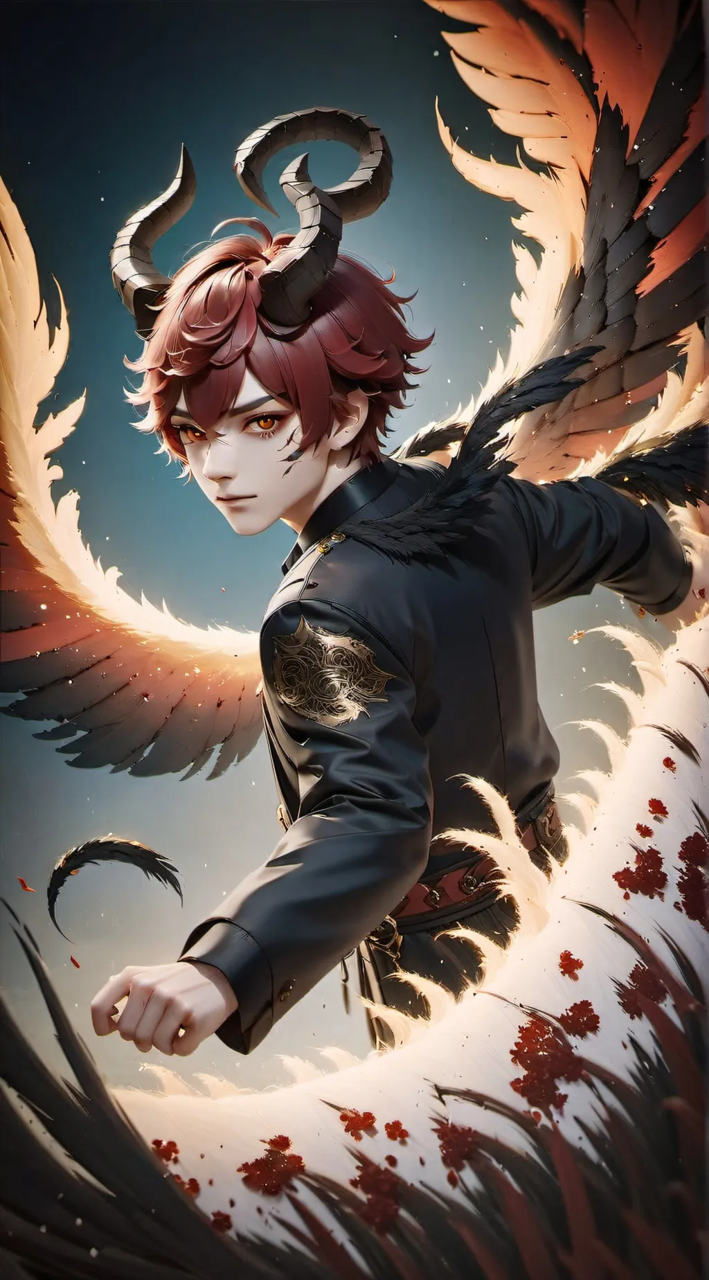 ai character: Demon background