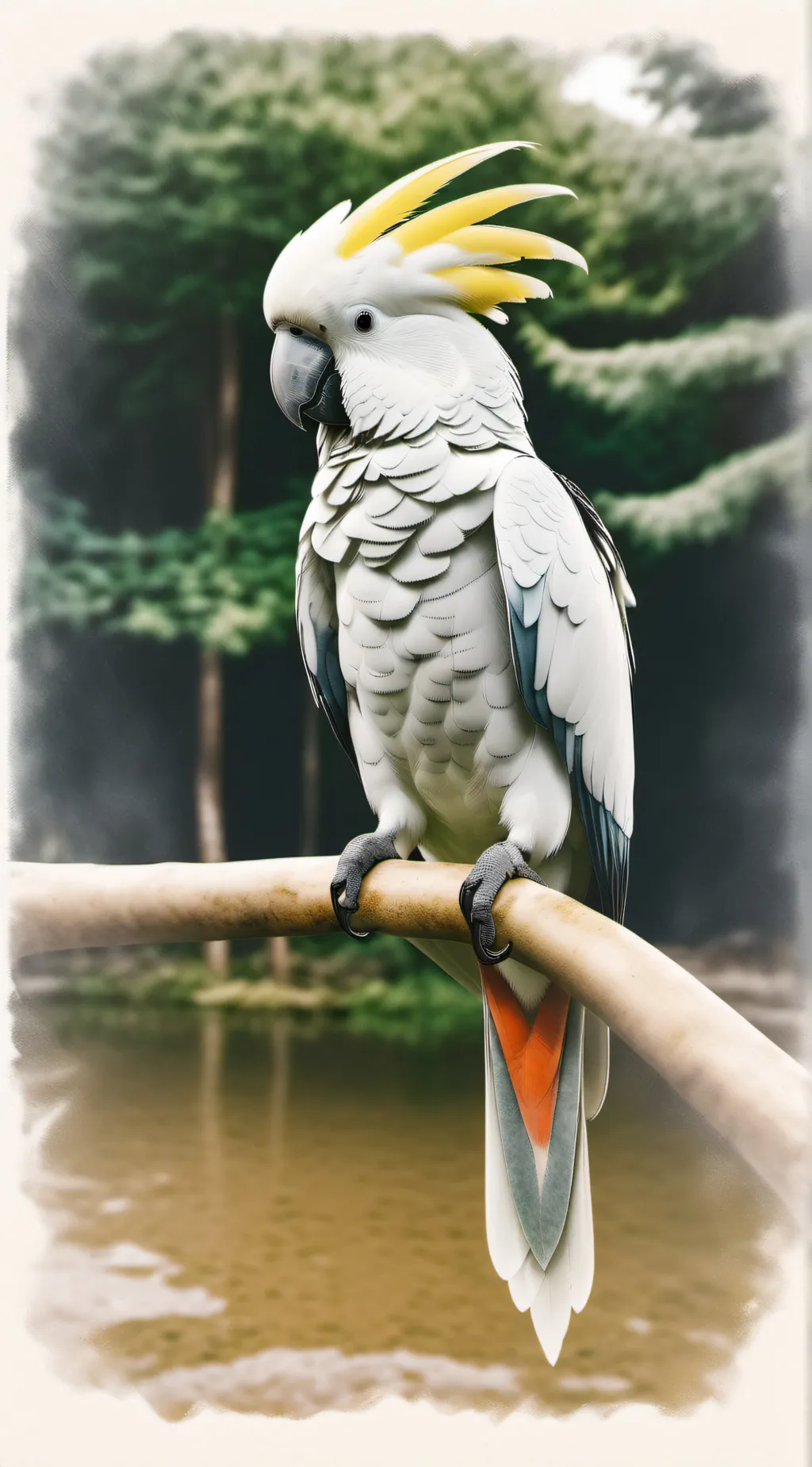 ai character: parakeet  background