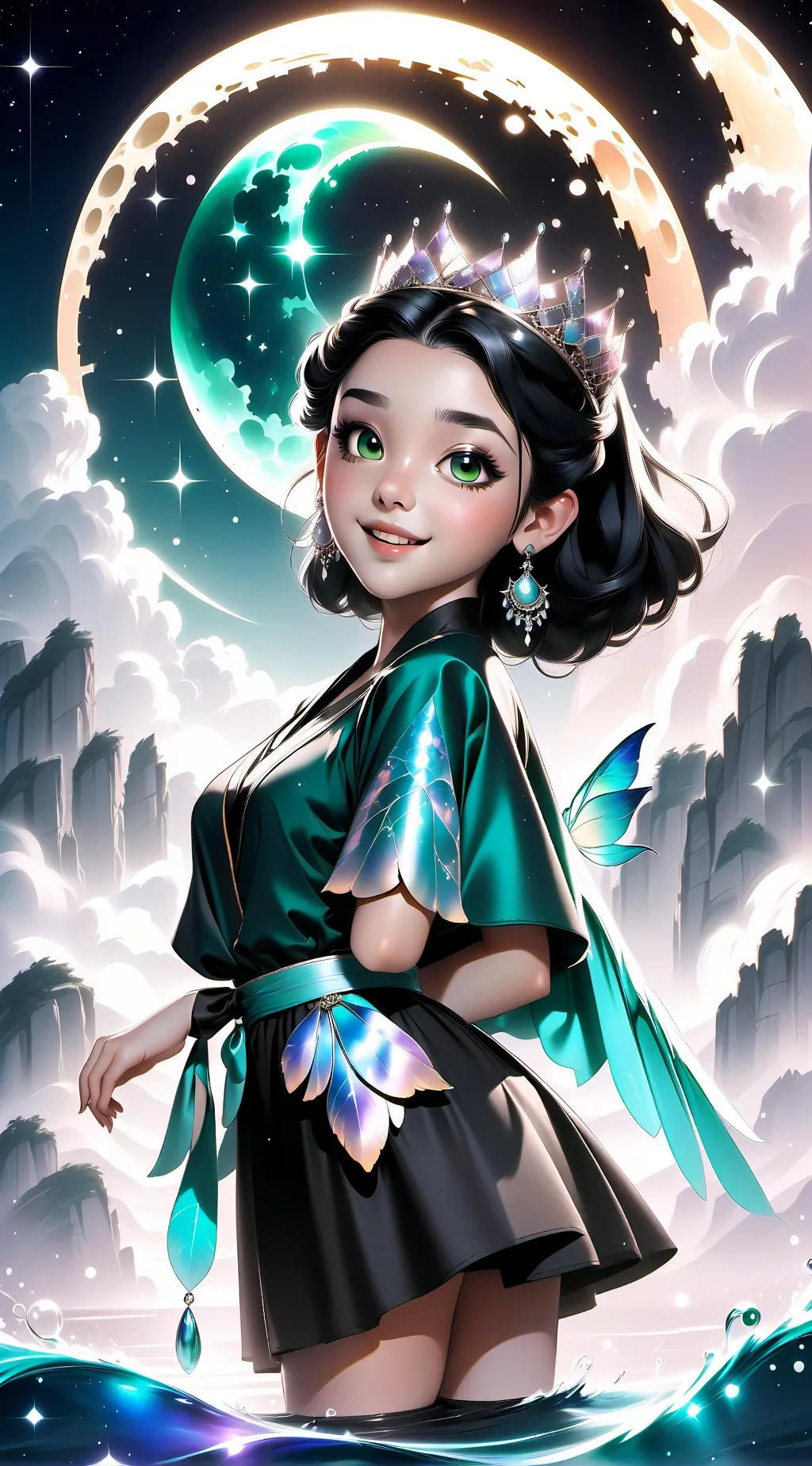 ai character: luna background