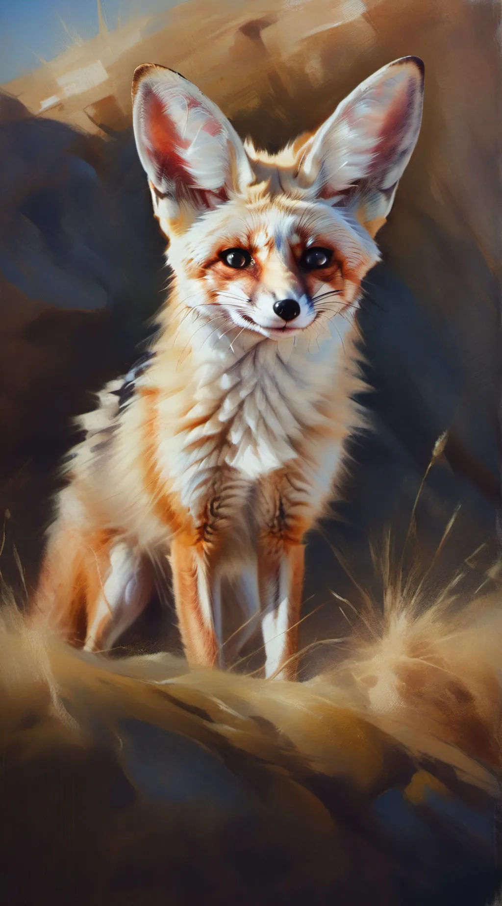 ai character: fennec fox background