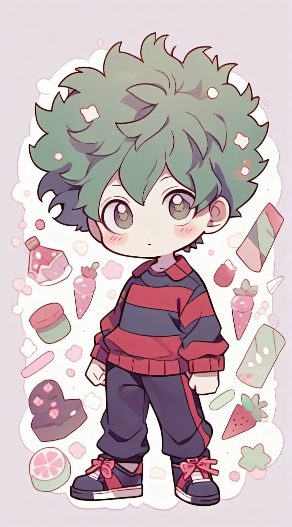 ai character: deku background