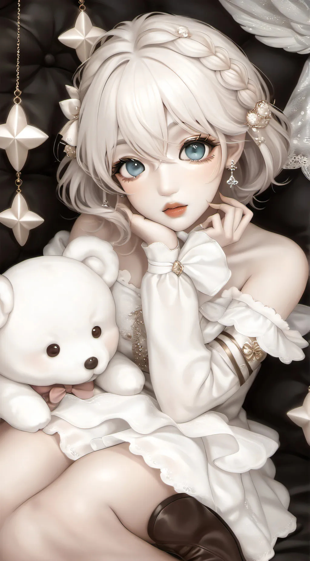 ai character: ￼ Lily background