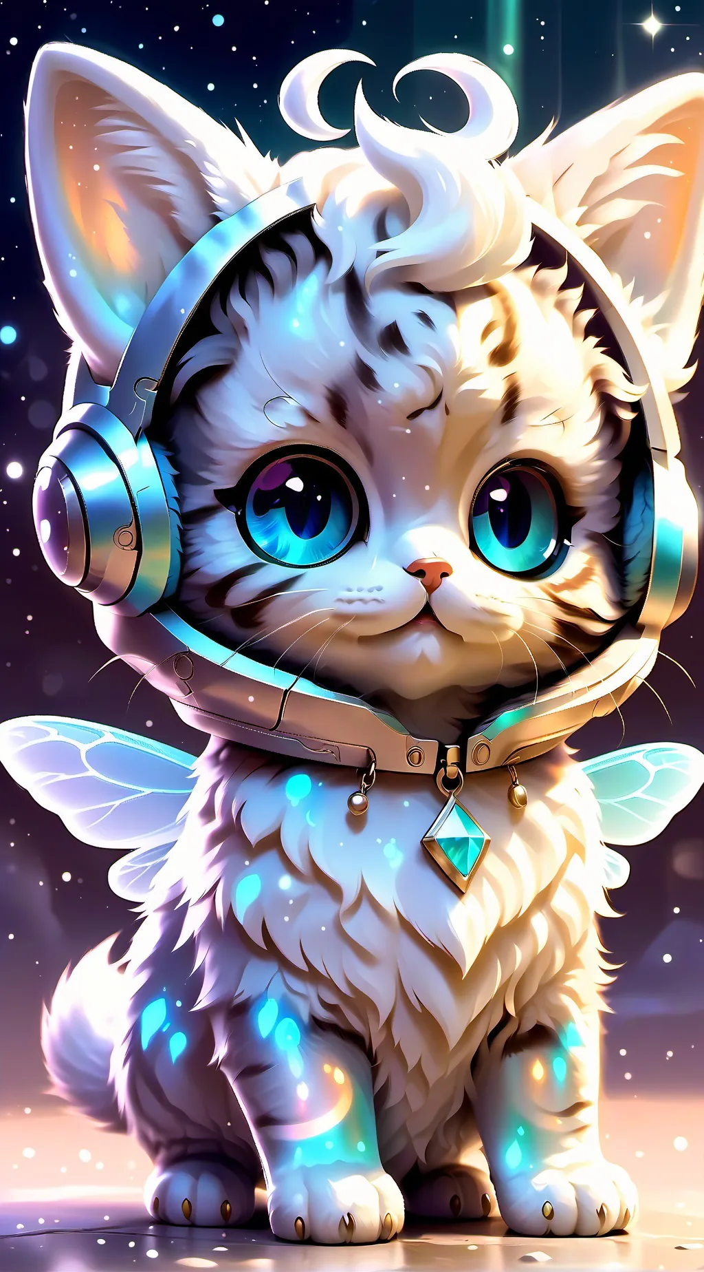 ai character: aurora background