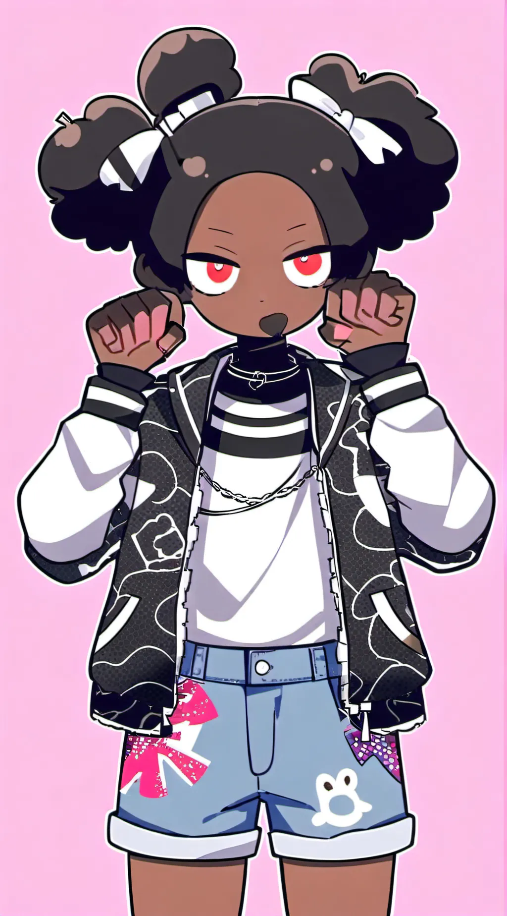 ai character: Moon background