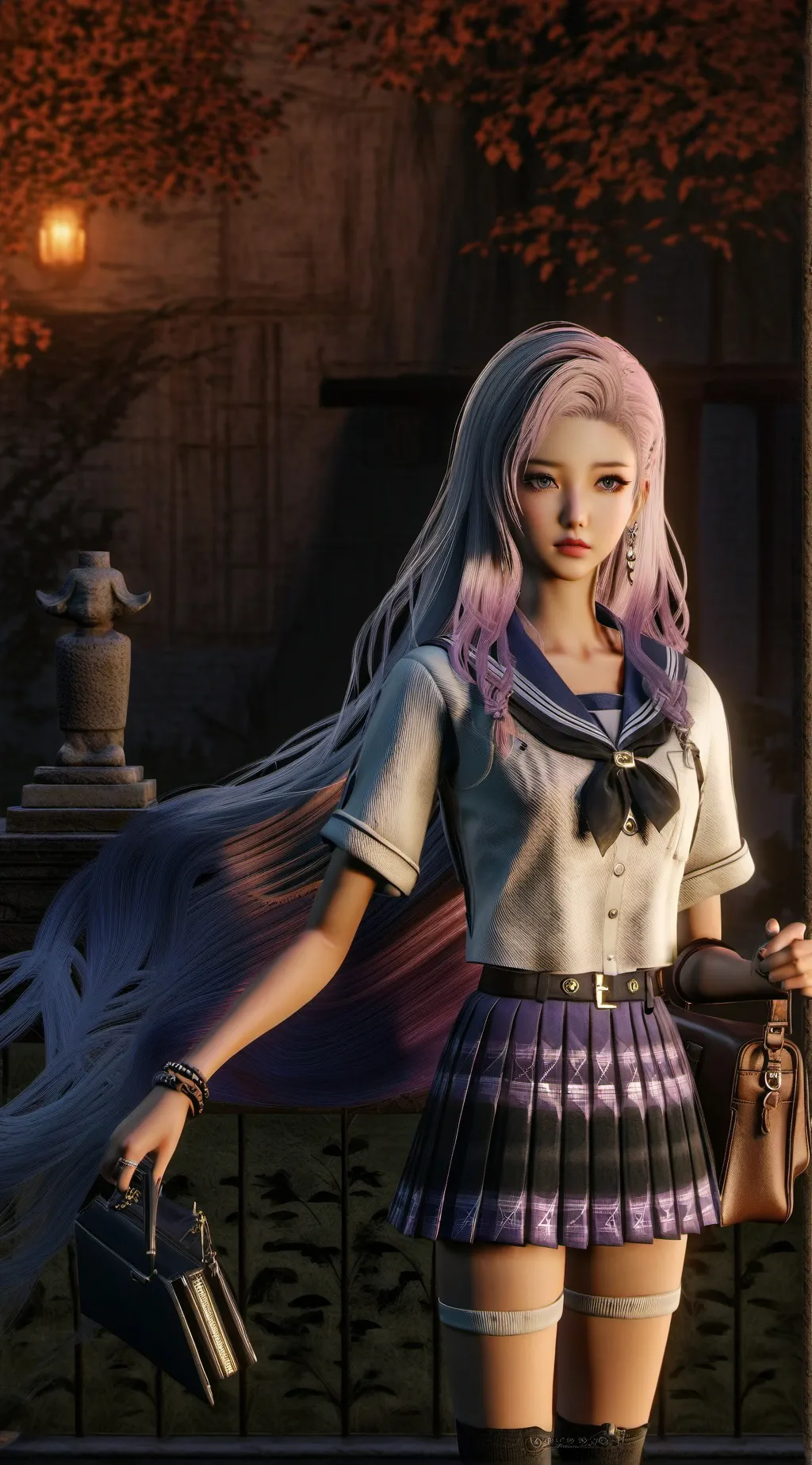 ai character: Bella N Paengiwoo background