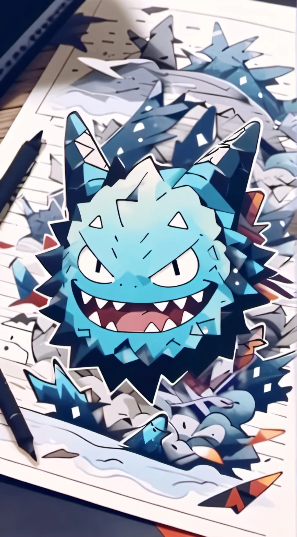 ai character: MONSTER SCHOOL! background