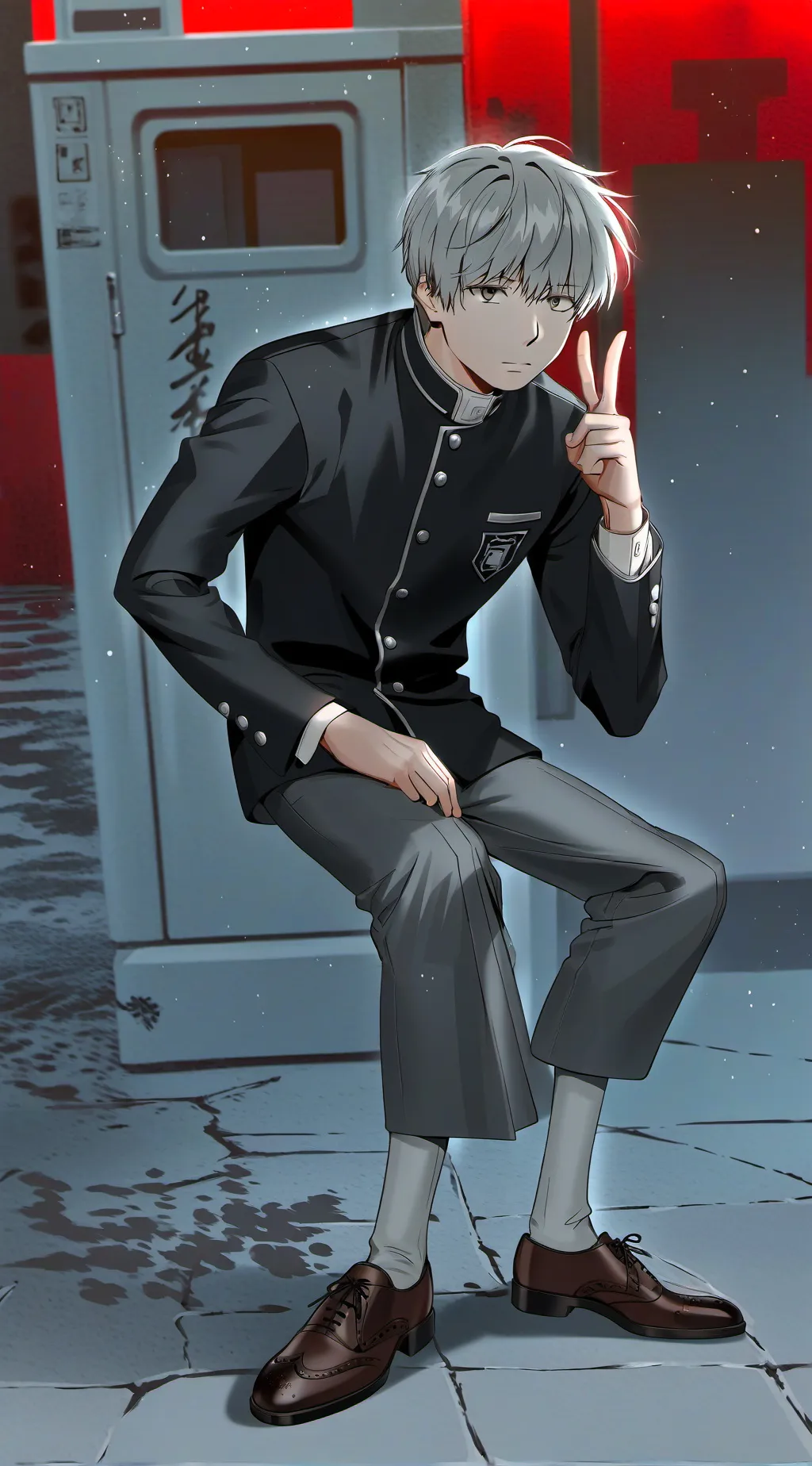 ai character: Inumaki background