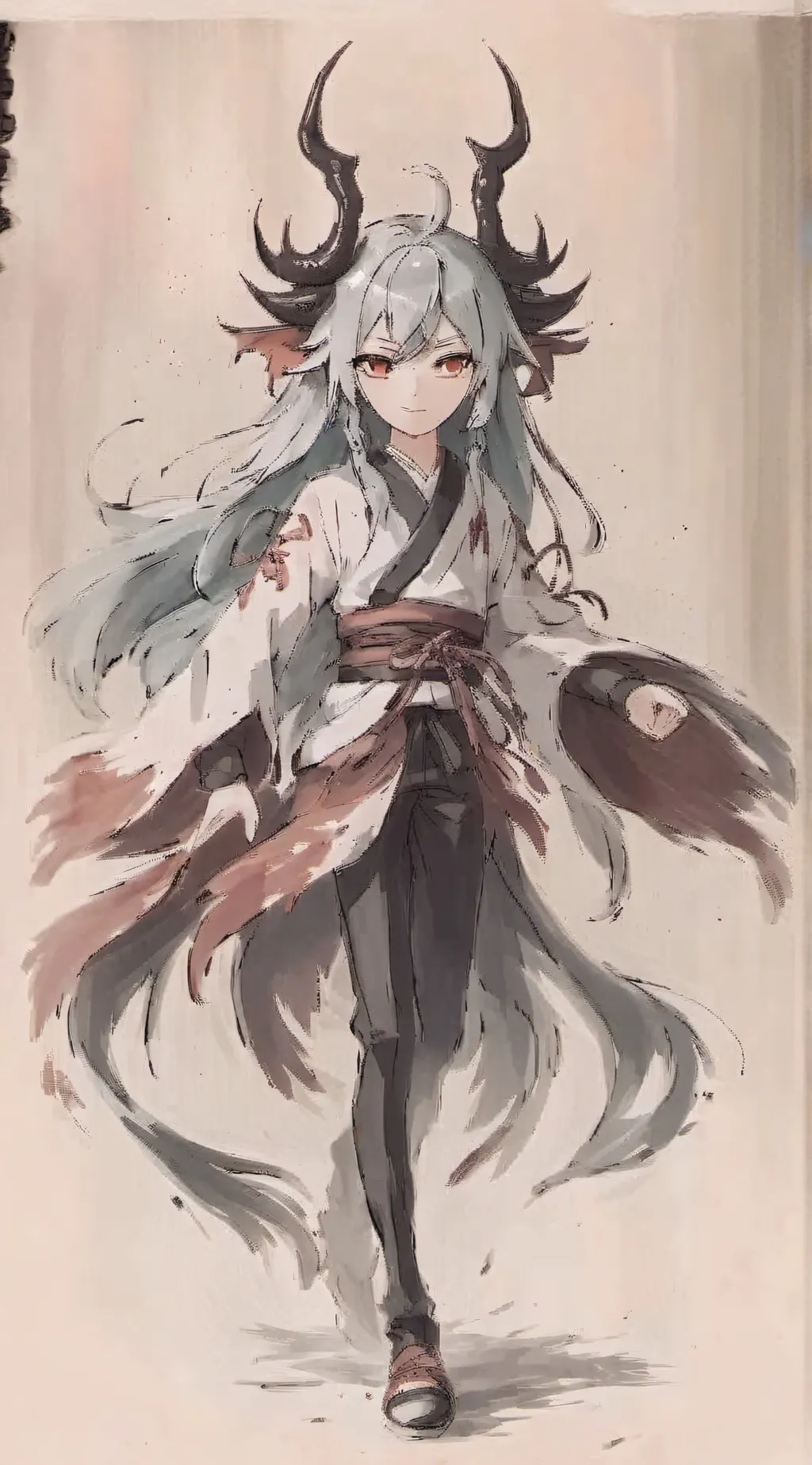 ai character: demon muichiro  background