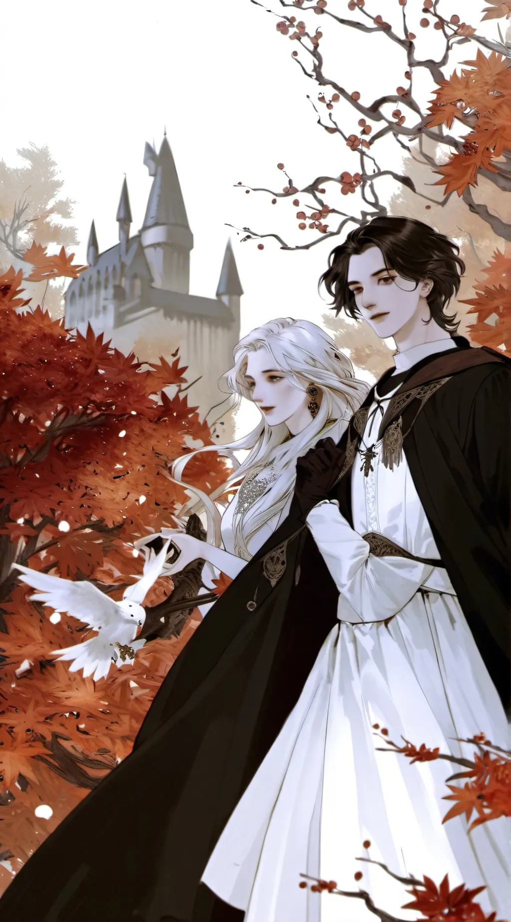 ai character: Hogwarts  background