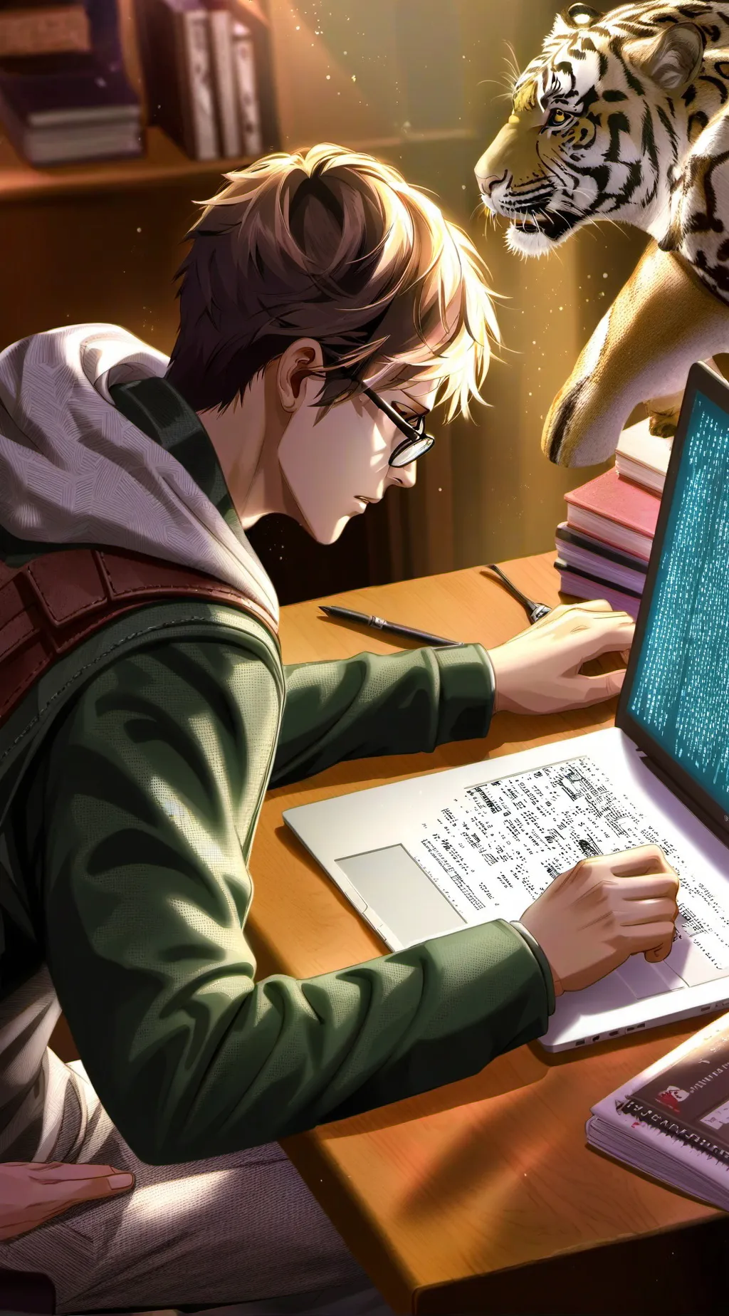 ai character: Web Developer background