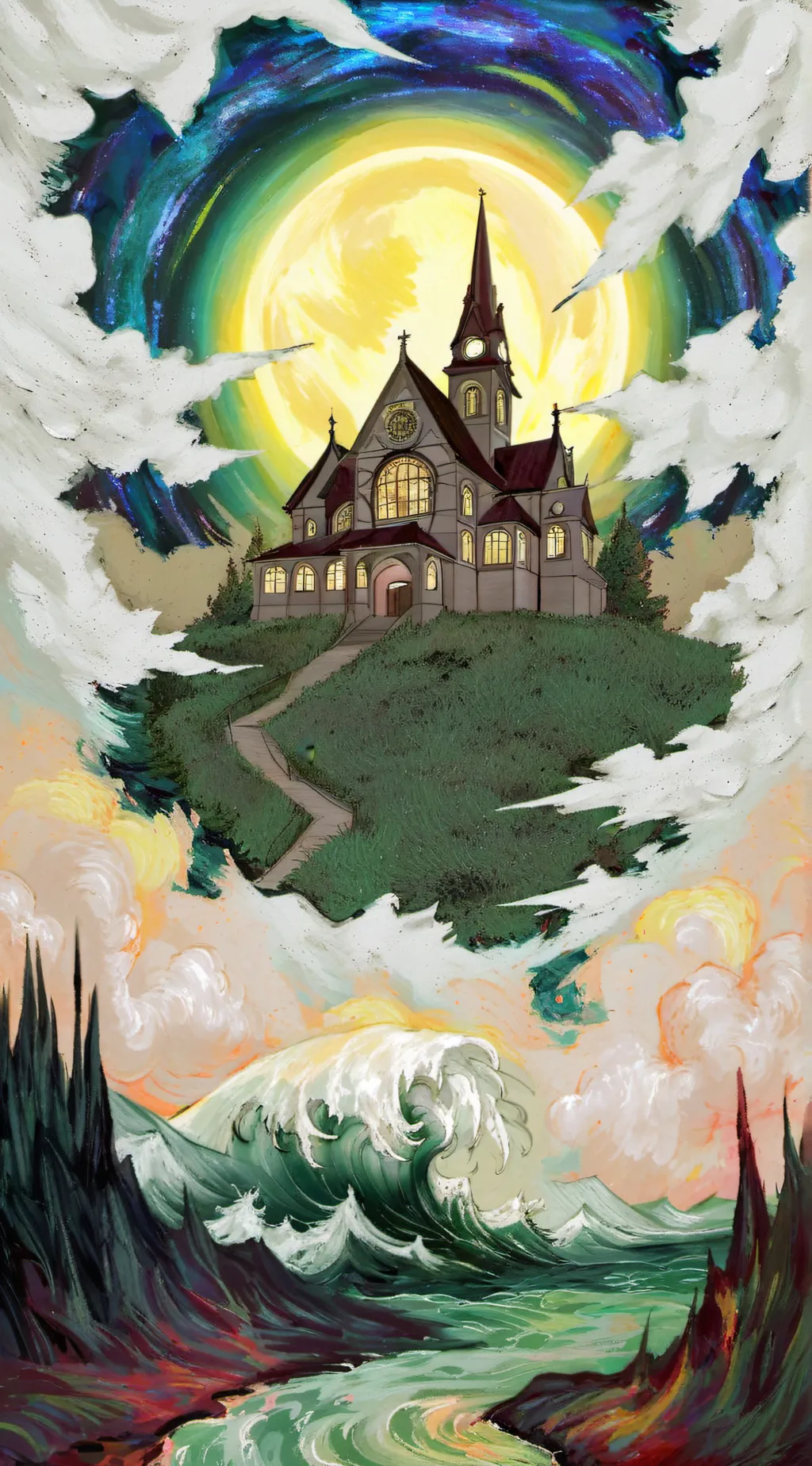 ai character: HH high school  background