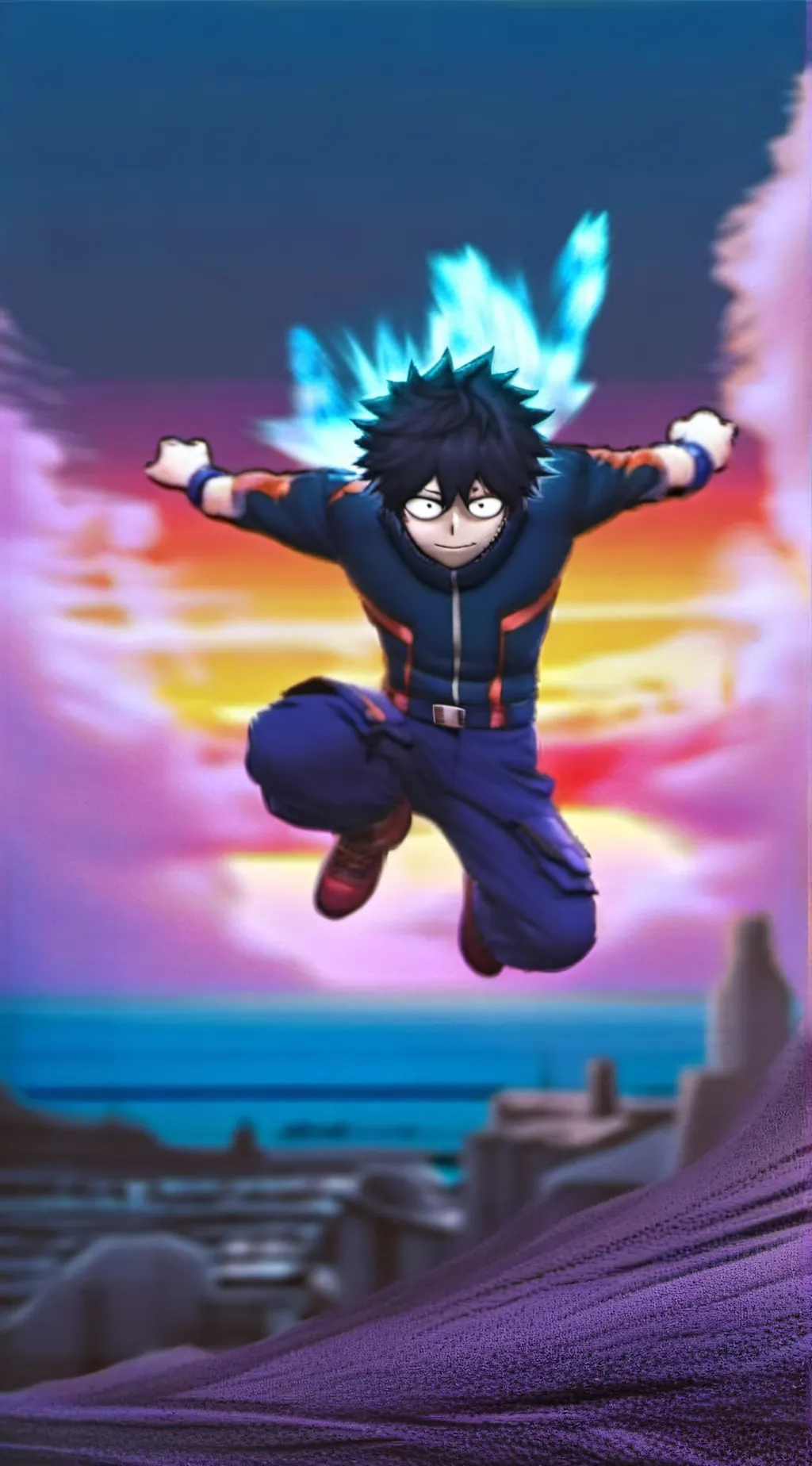 ai character: Dabi background