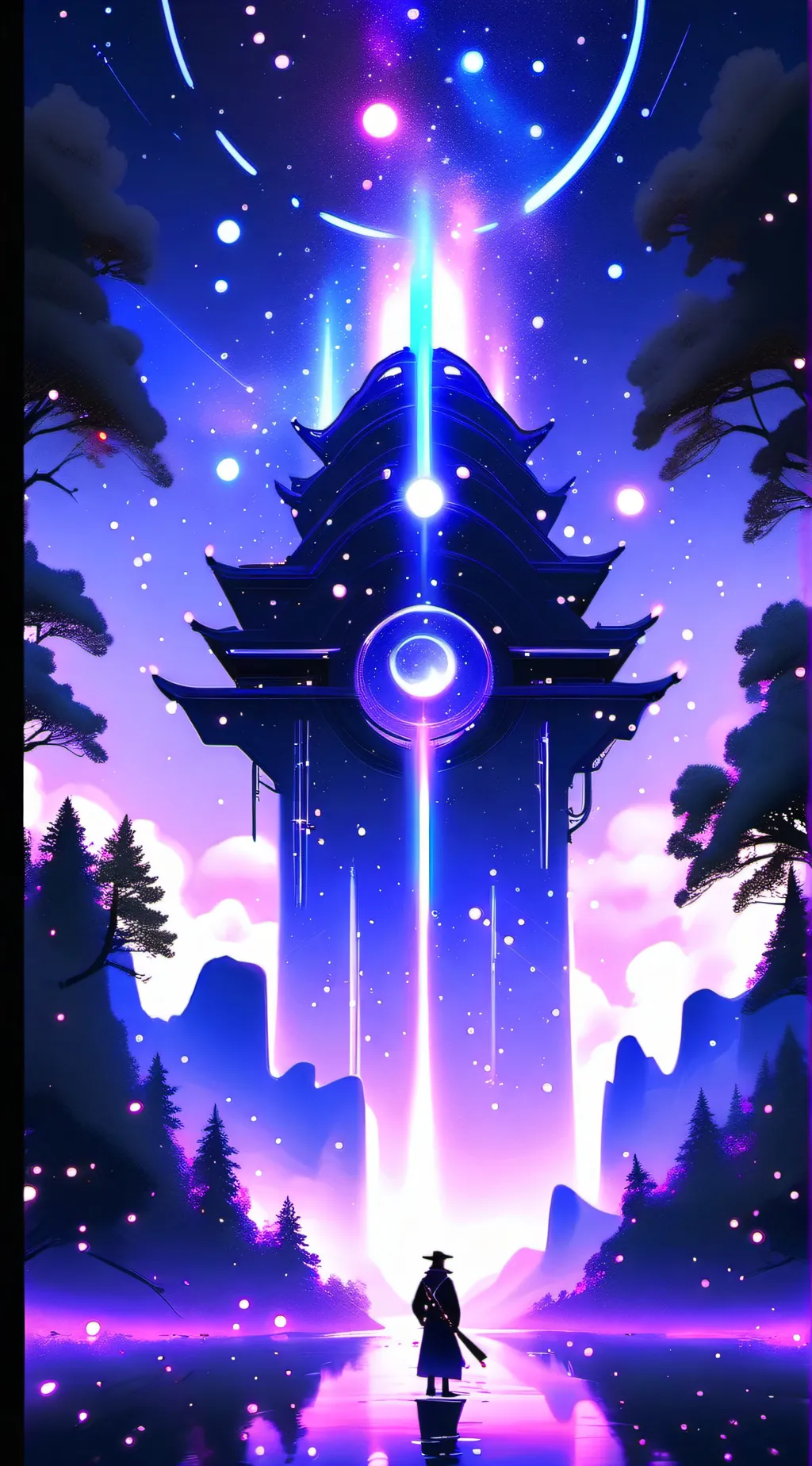 ai character: ghost,konig(cats)  background