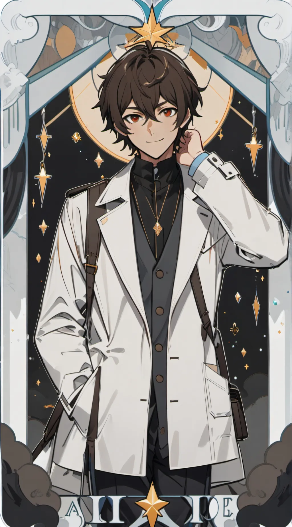 ai character: Osamu Dazai background