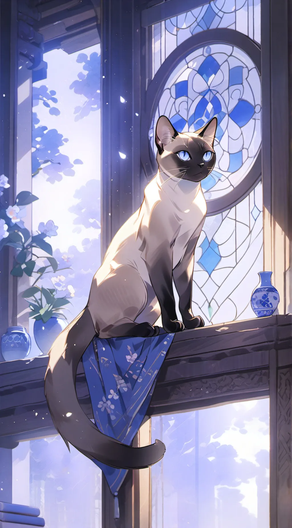 ai character: Yuki🐈‍⬛ background