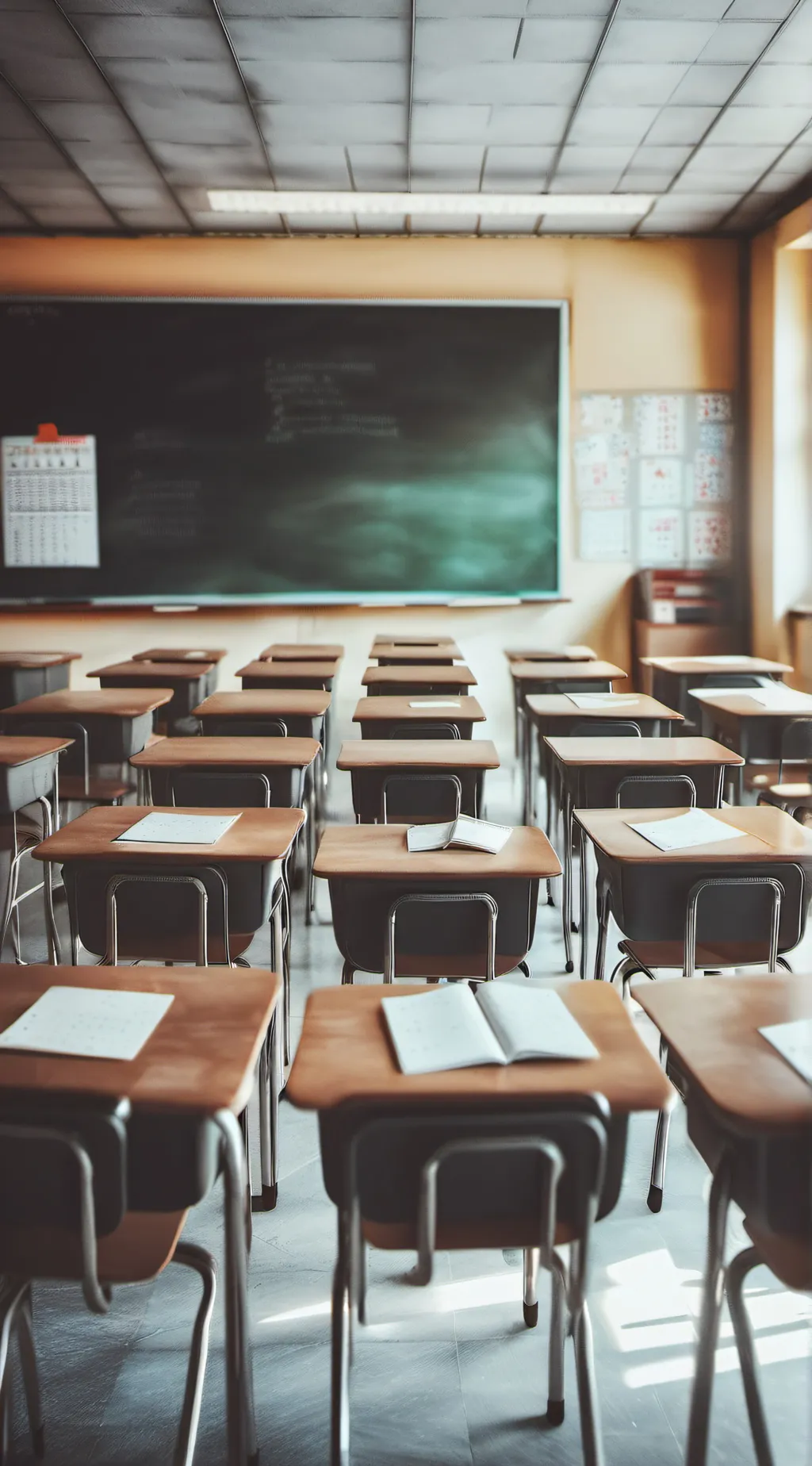 ai character: classroom 224 background