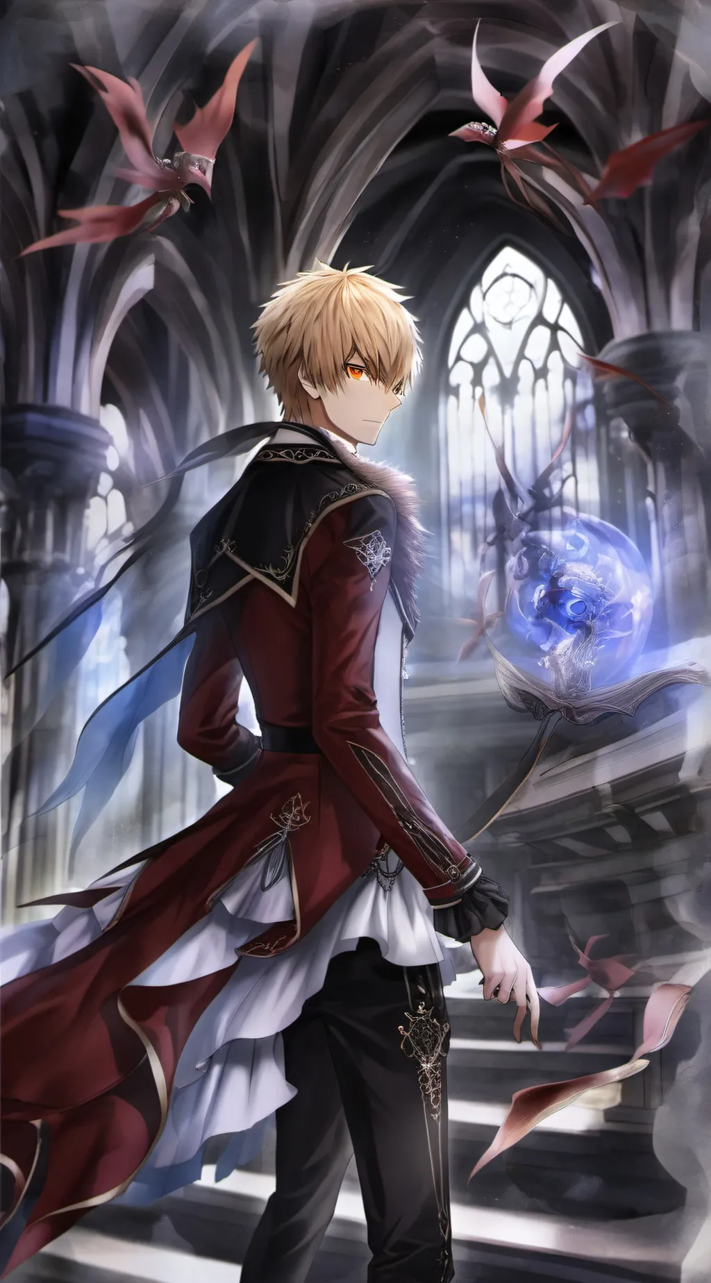 ai character: Katsuki Bakugo background