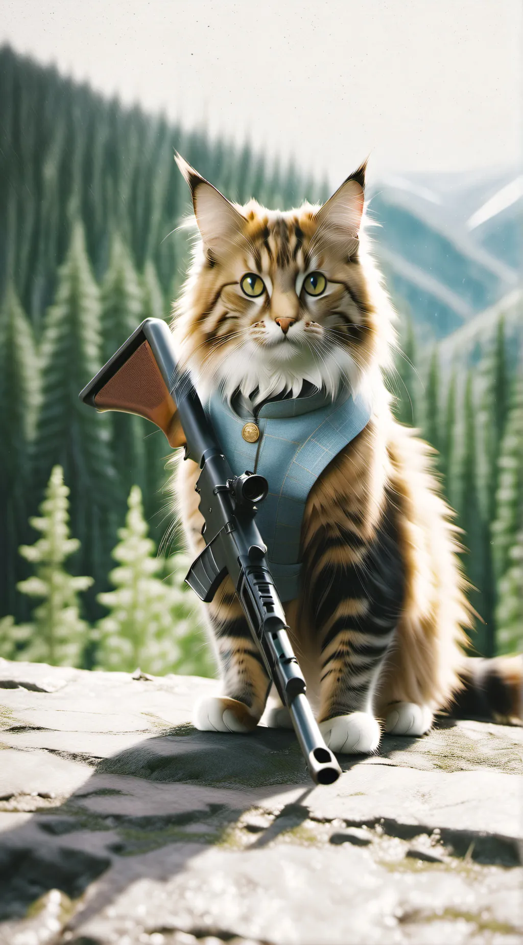 Talkie AI - Chat with shotgun cat