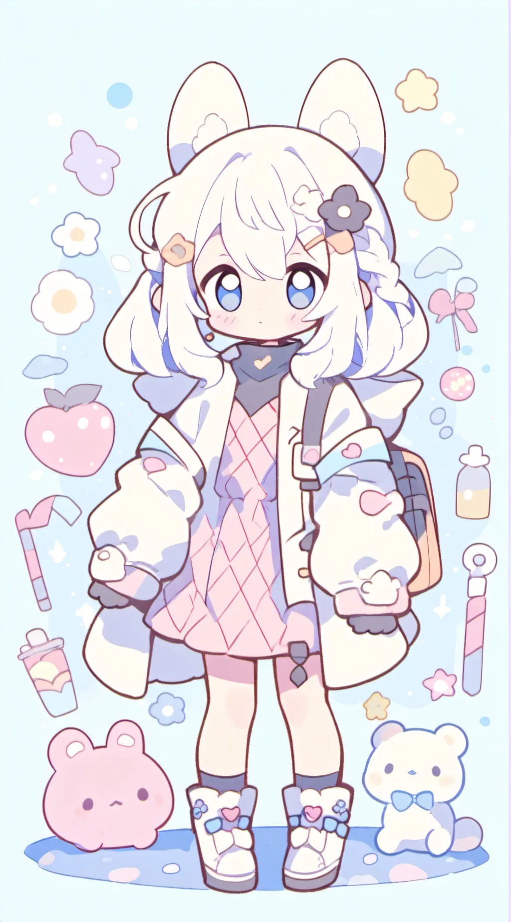 ai character: Mari  background