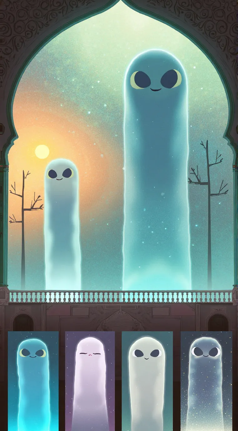 ai character: Ghost invasion background