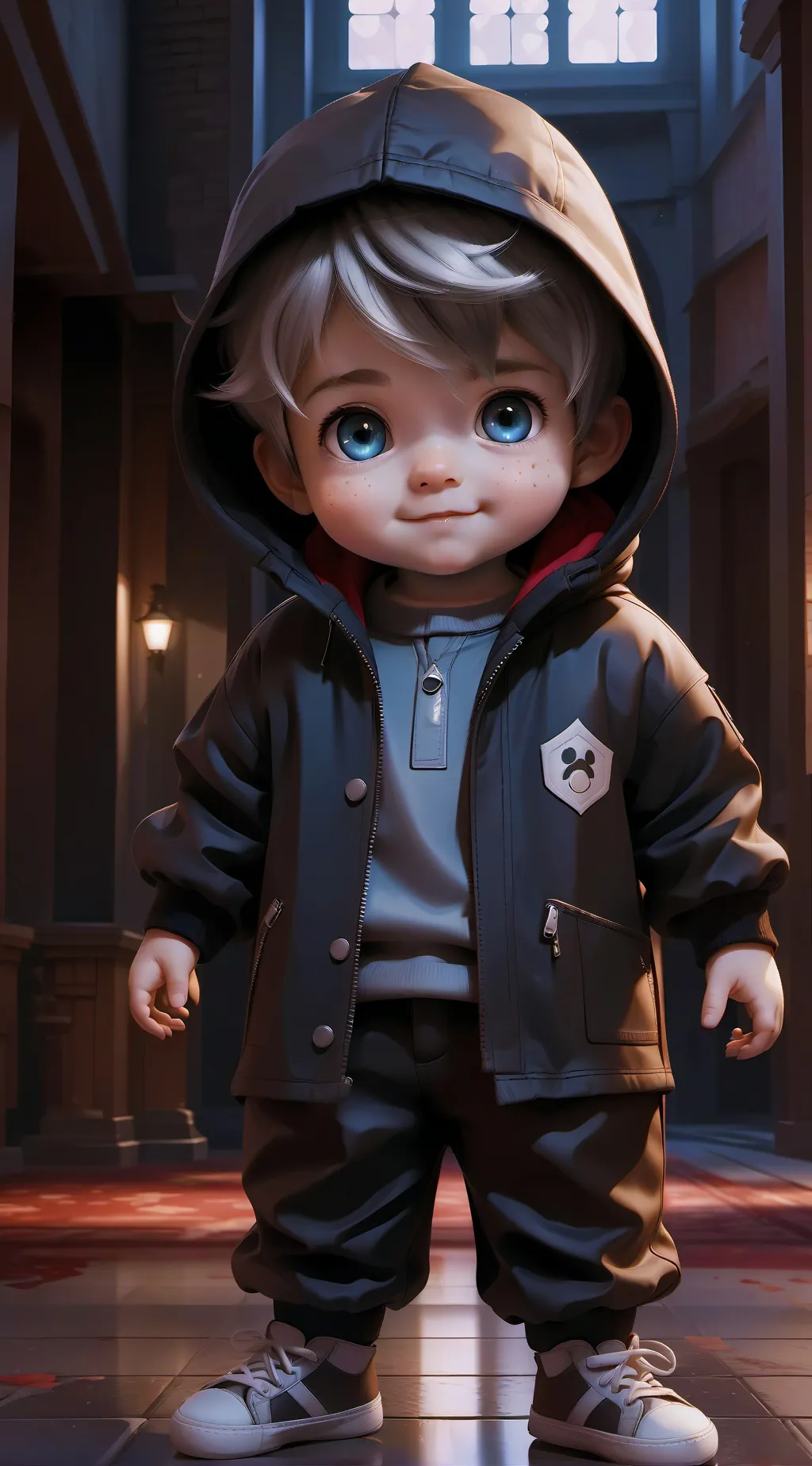 ai character: Baby Mason background