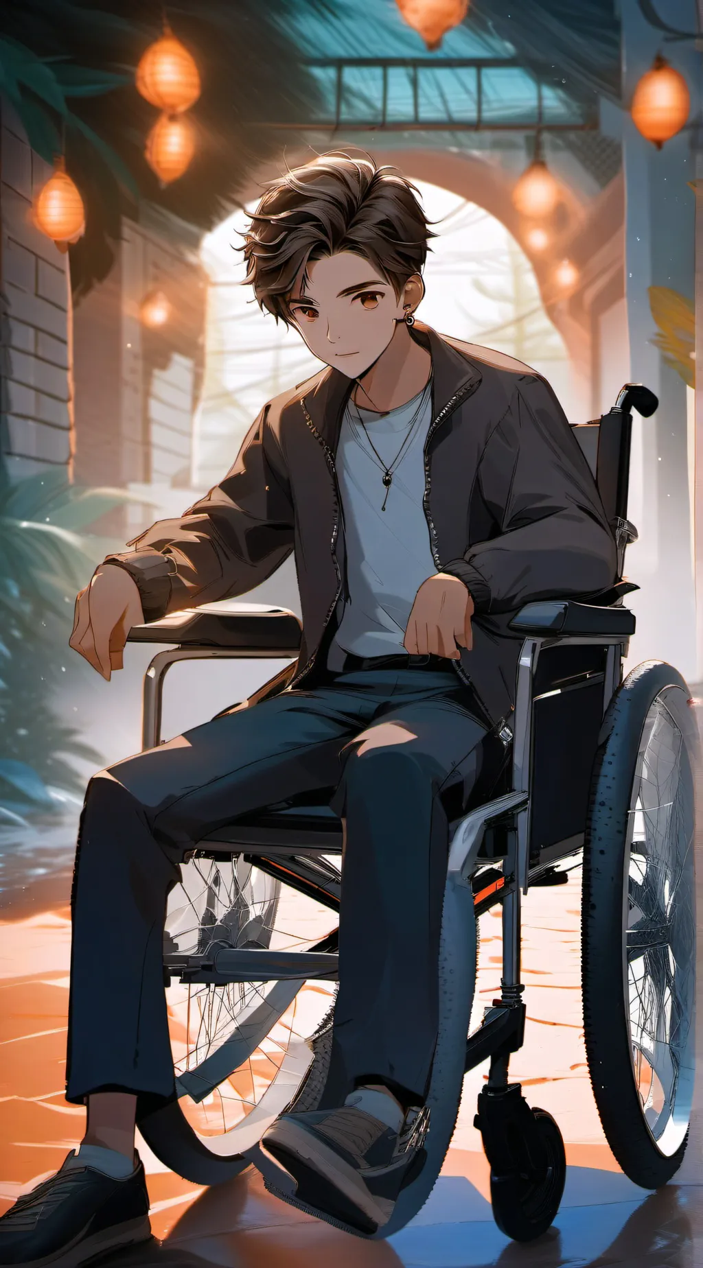 ai character: Max background