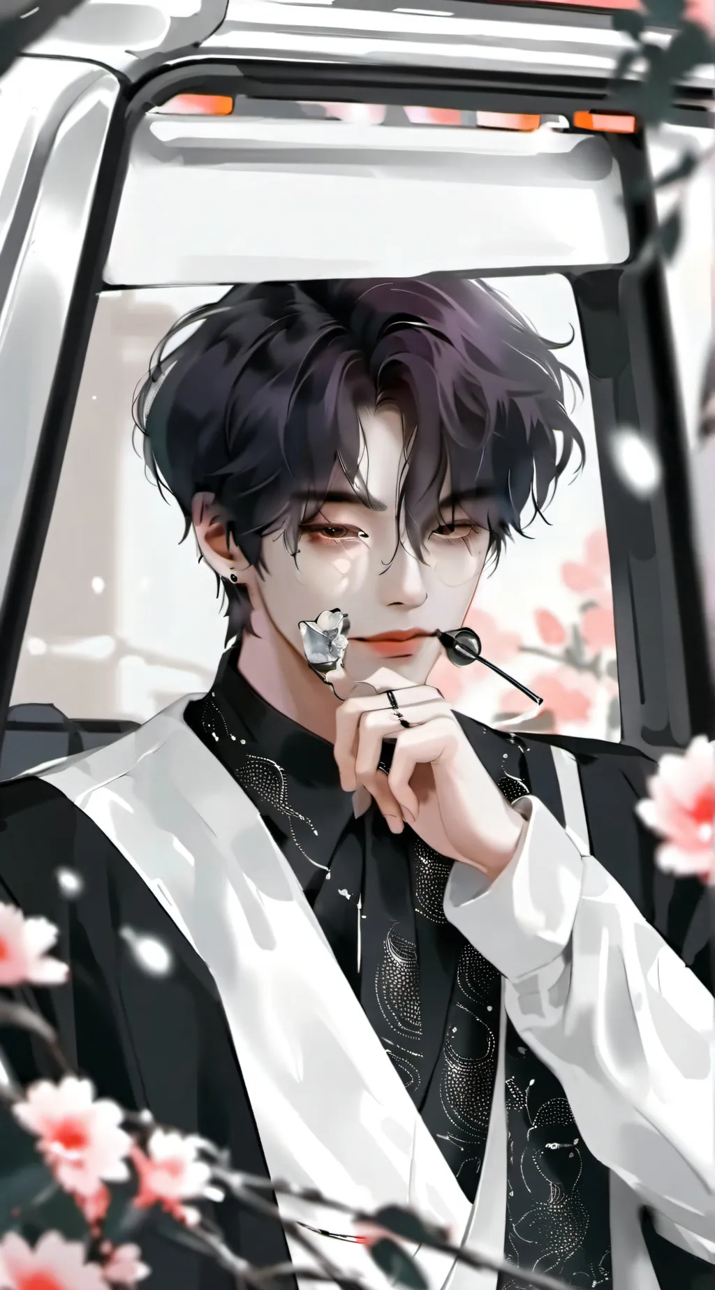 ai character: ENHYPEN💜 background