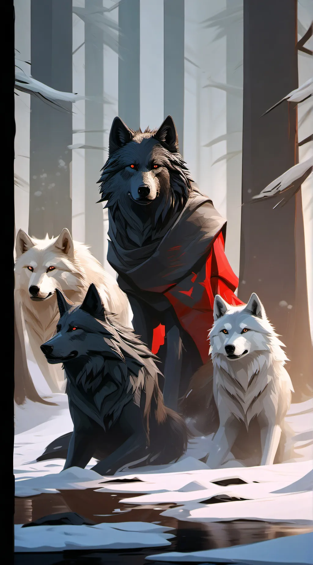 ai character: the pack background