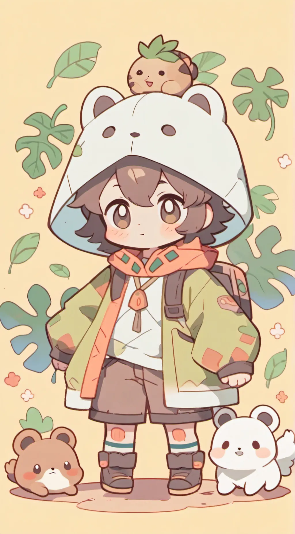 ai character: π•°jim°•π background