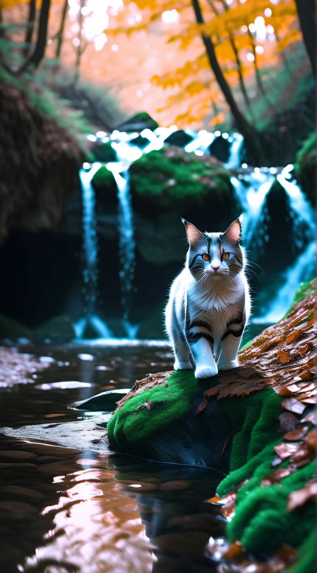 ai character: WARRIOR CATS  background