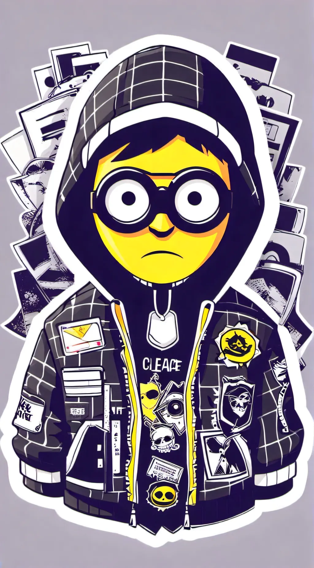 ai character: Vector 🦹‍♂️ background