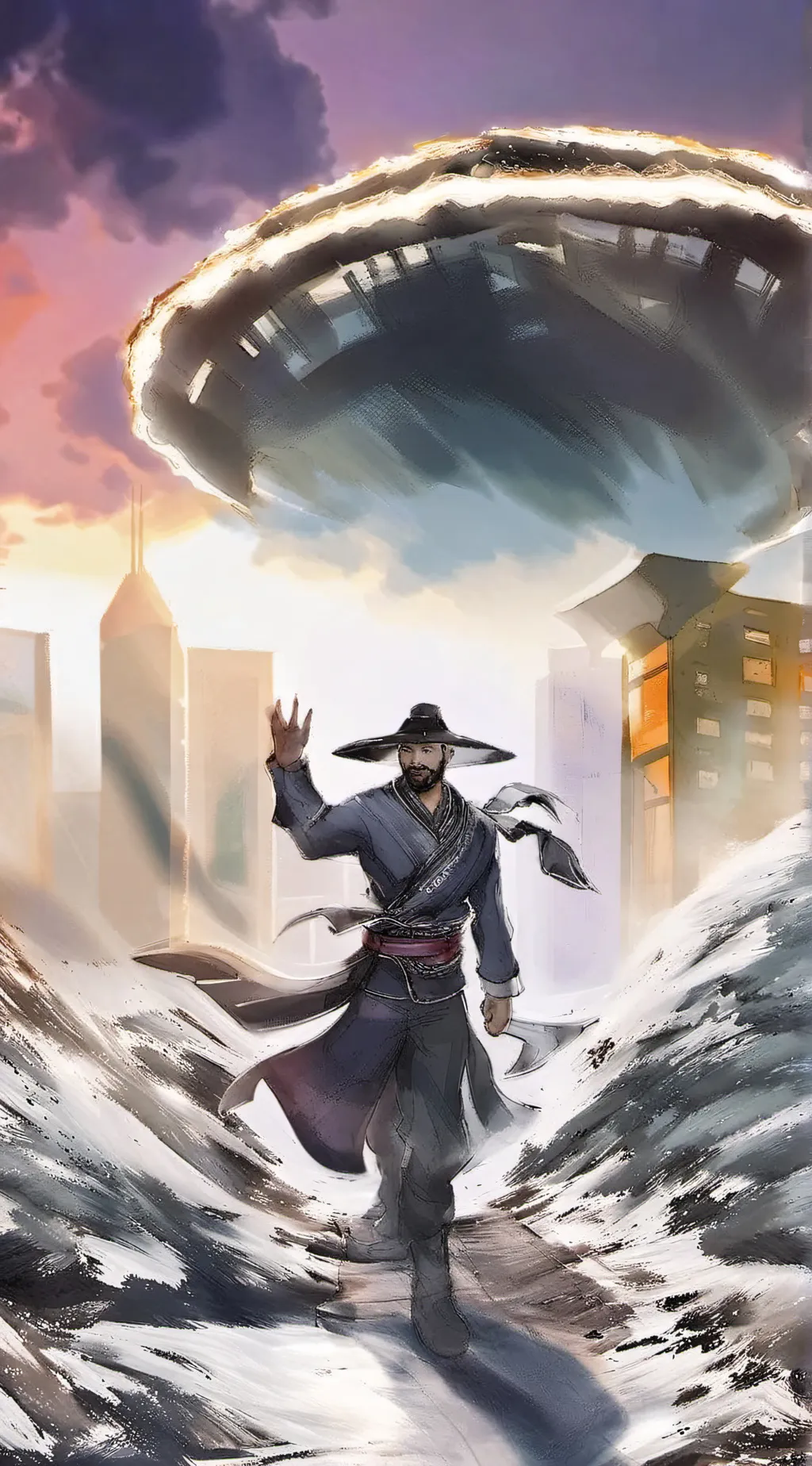 ai character: Mister Muteki background