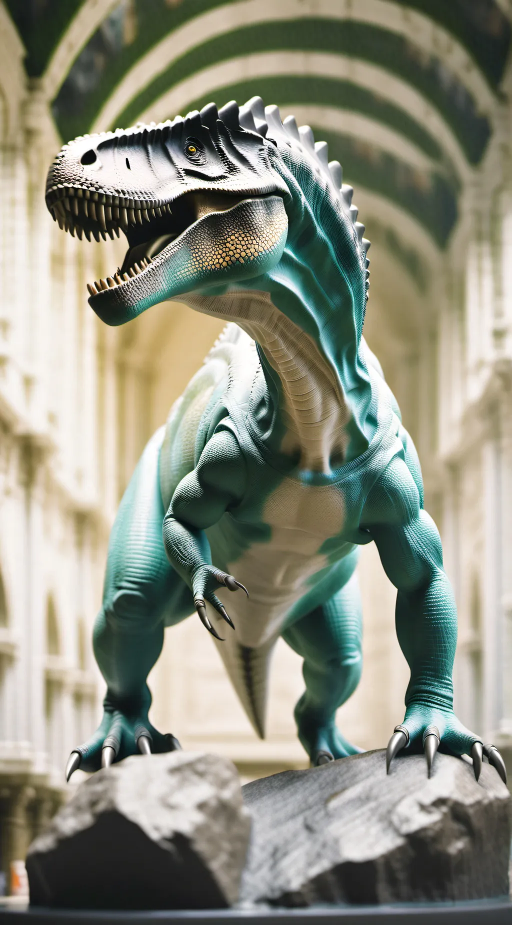 ai character: a miracle background