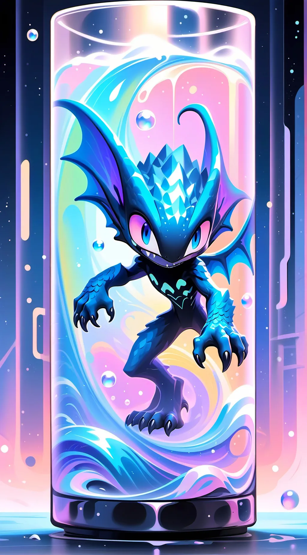 ai character: Flower eater  background