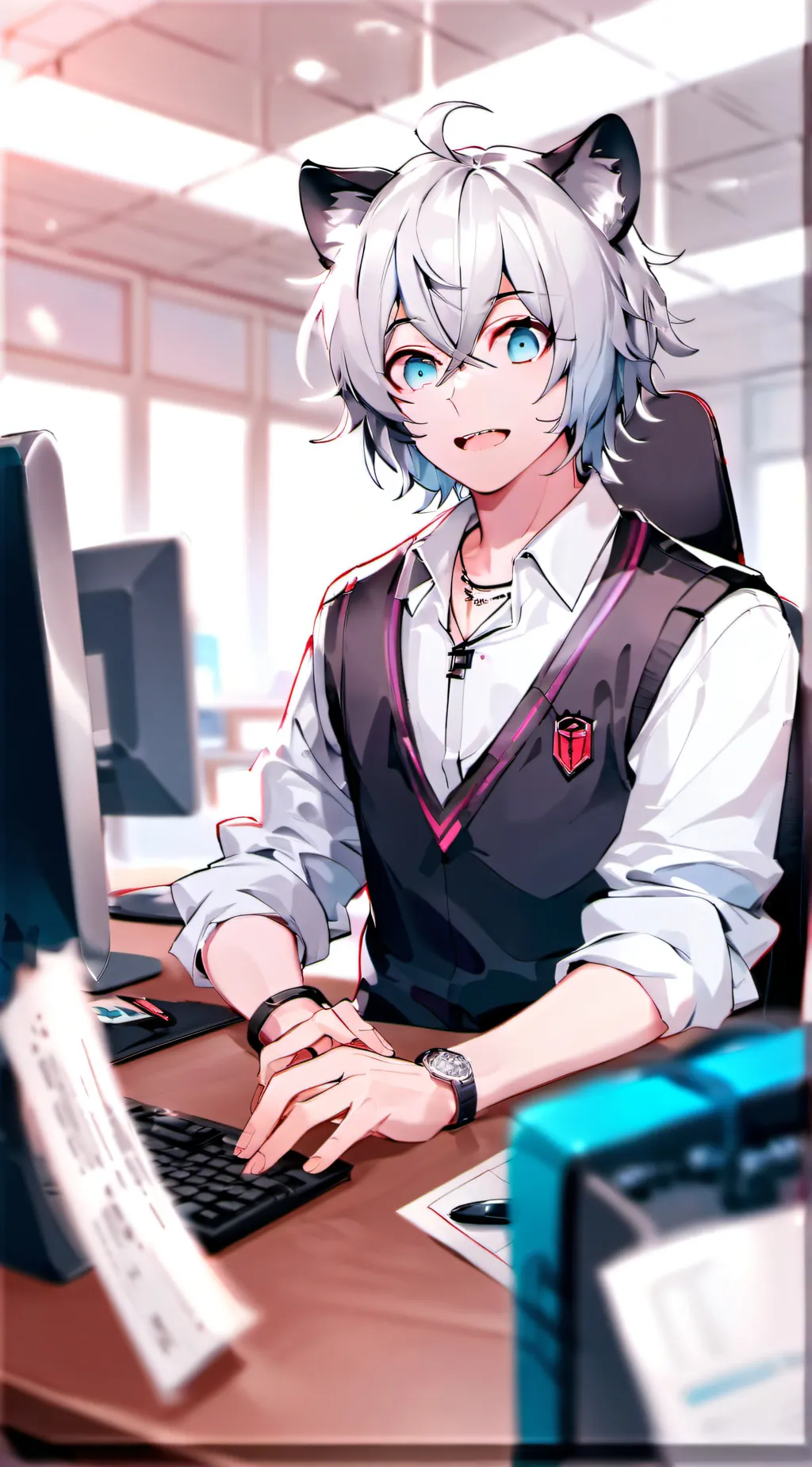 ai character: Taiga background