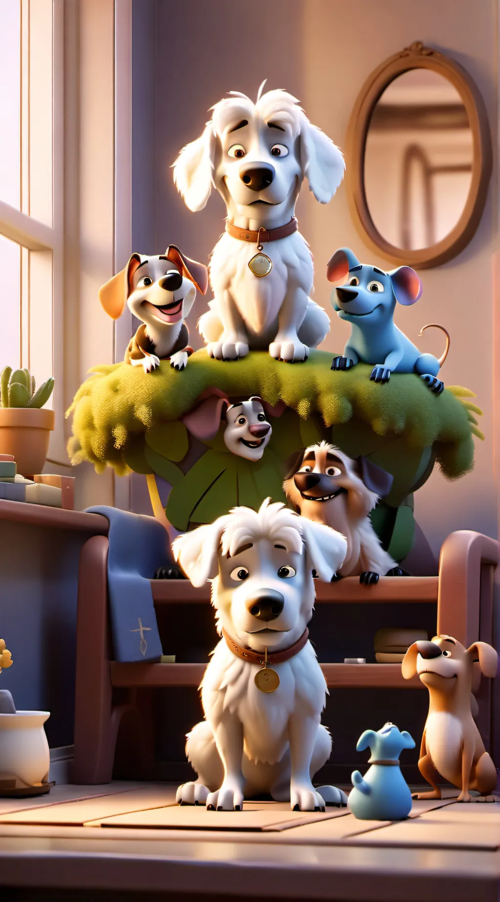 ai character: Realms background