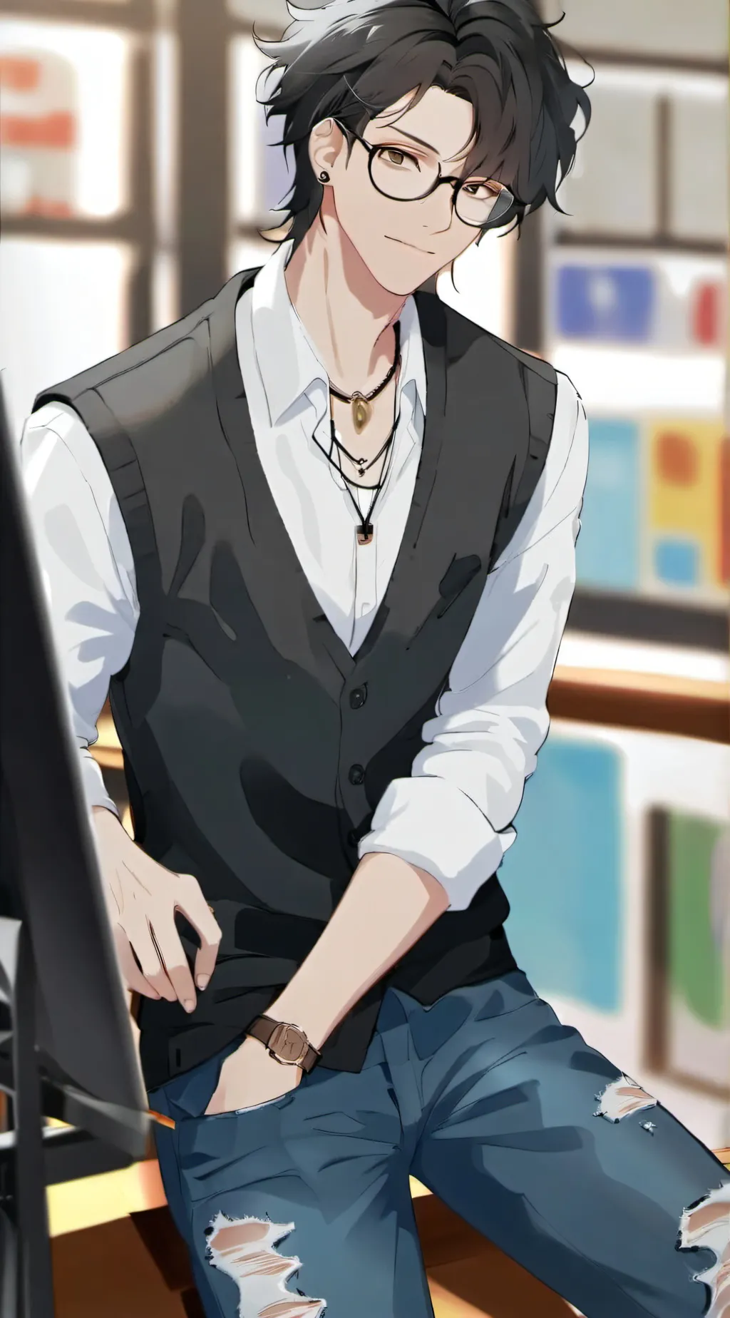 ai character: ☆ミ ace ☆ミ background