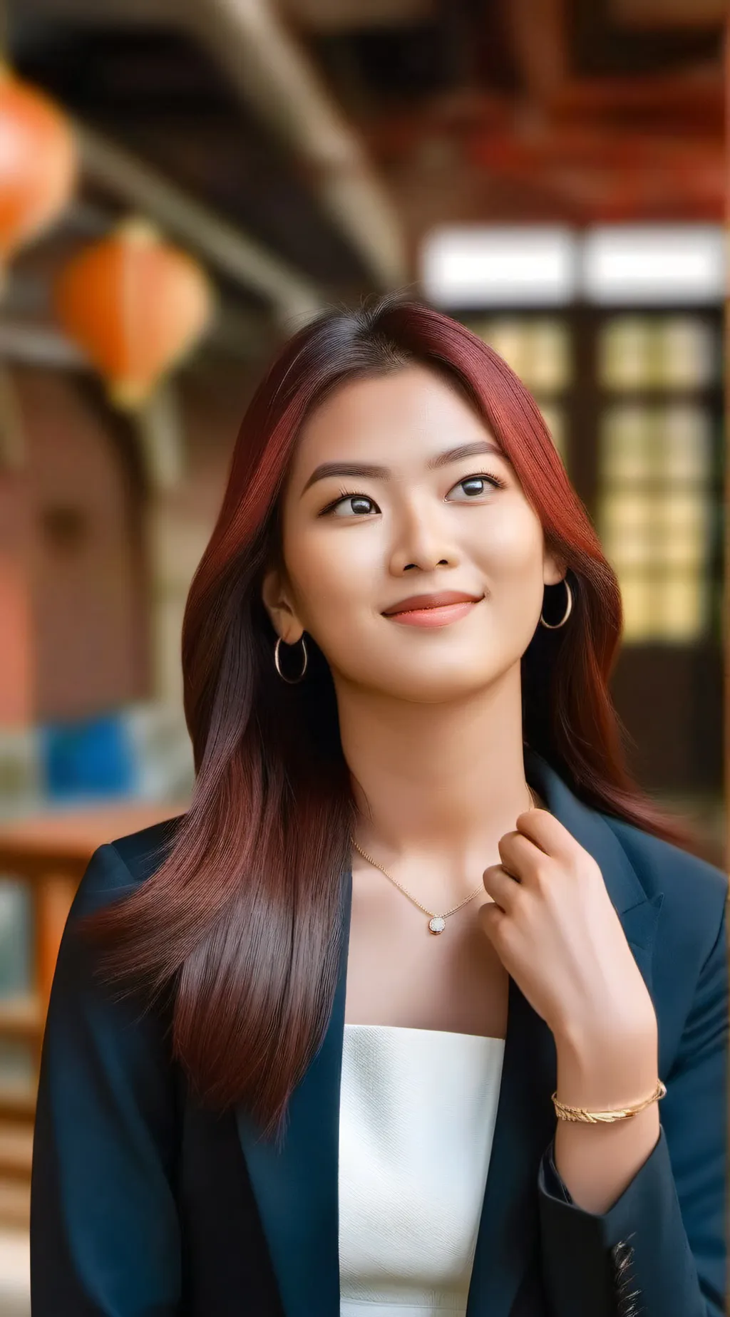 ai character: Mikha lim background