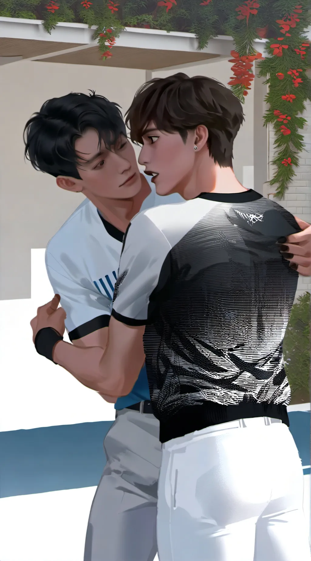 ai character: Jake and Yash ￼ background