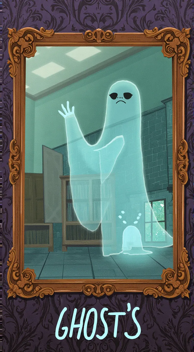 ai character: Ghost background