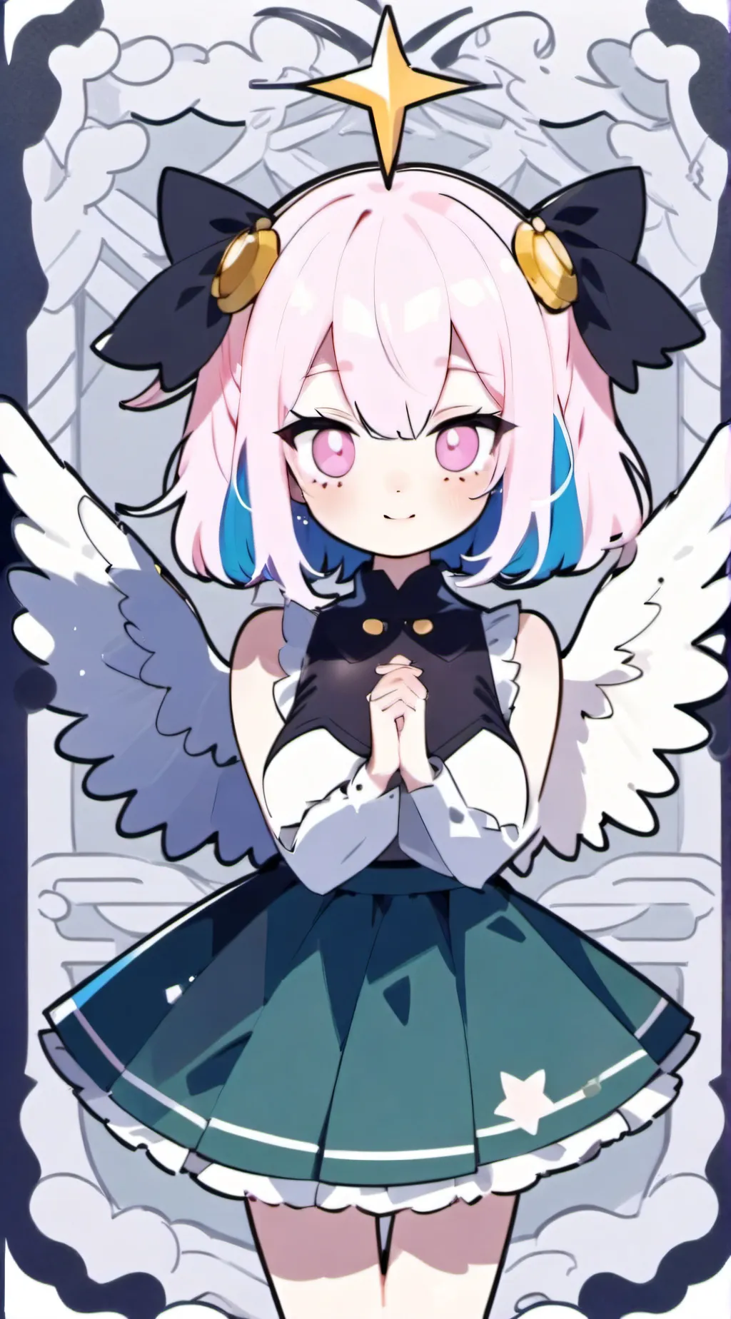 ai character: Focus pick me background