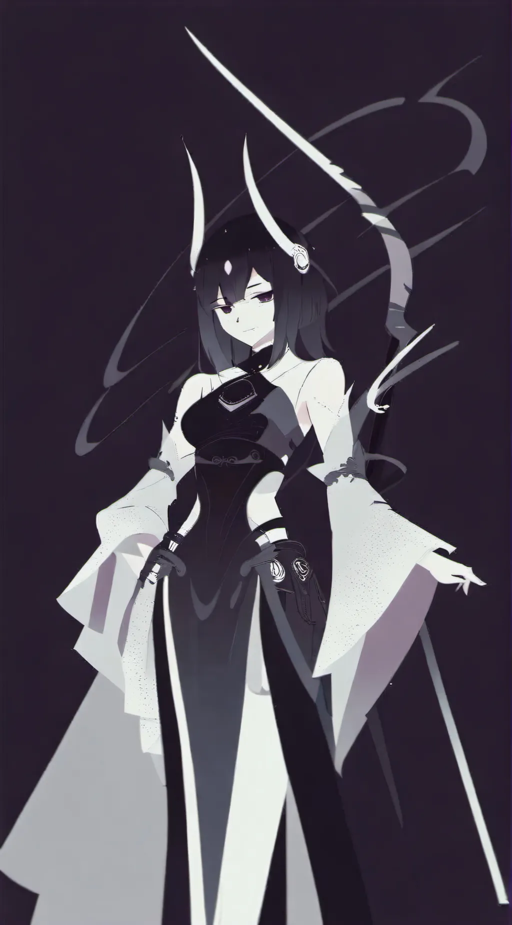 ai character: miss circle  background