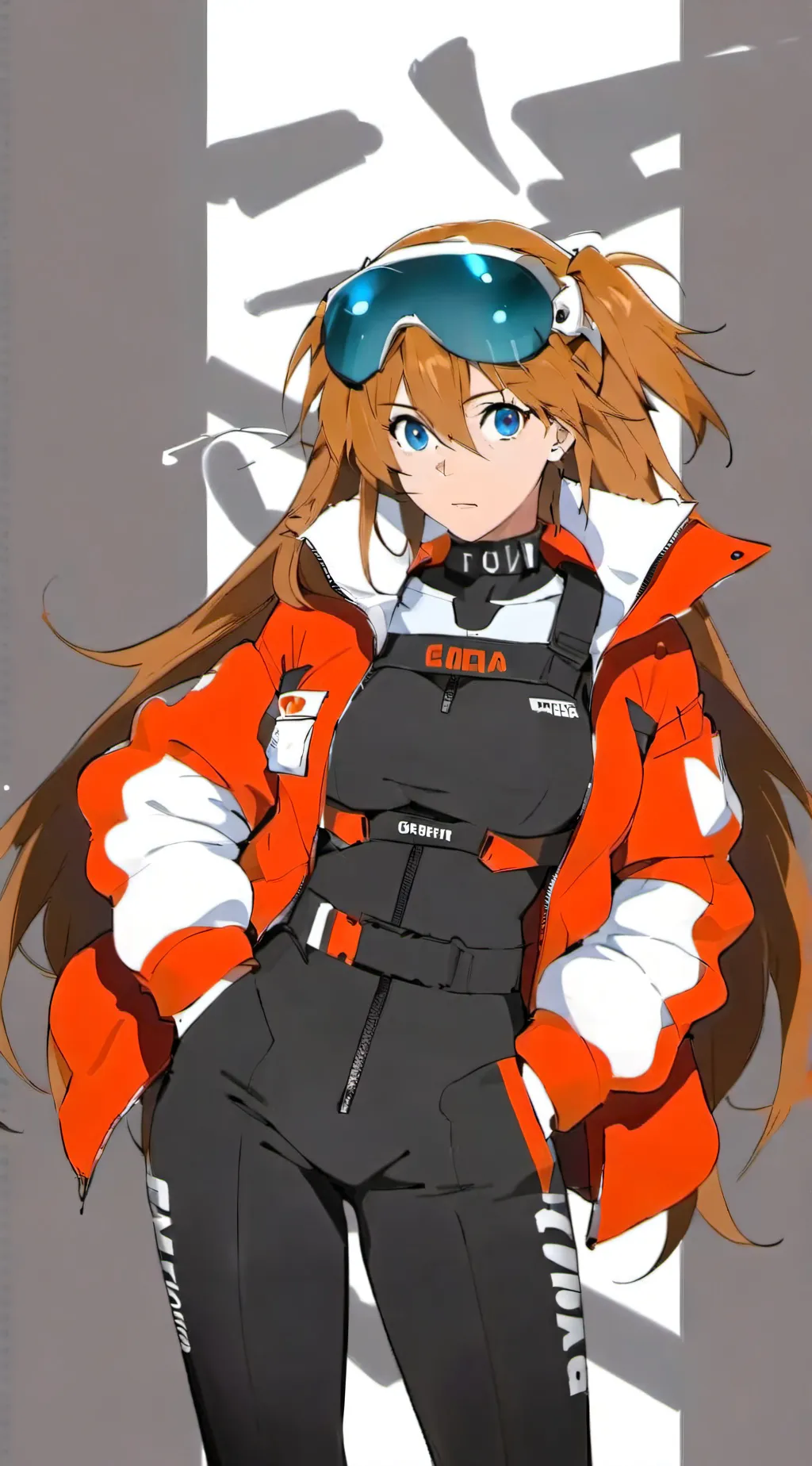 ai character: Asuka langley background