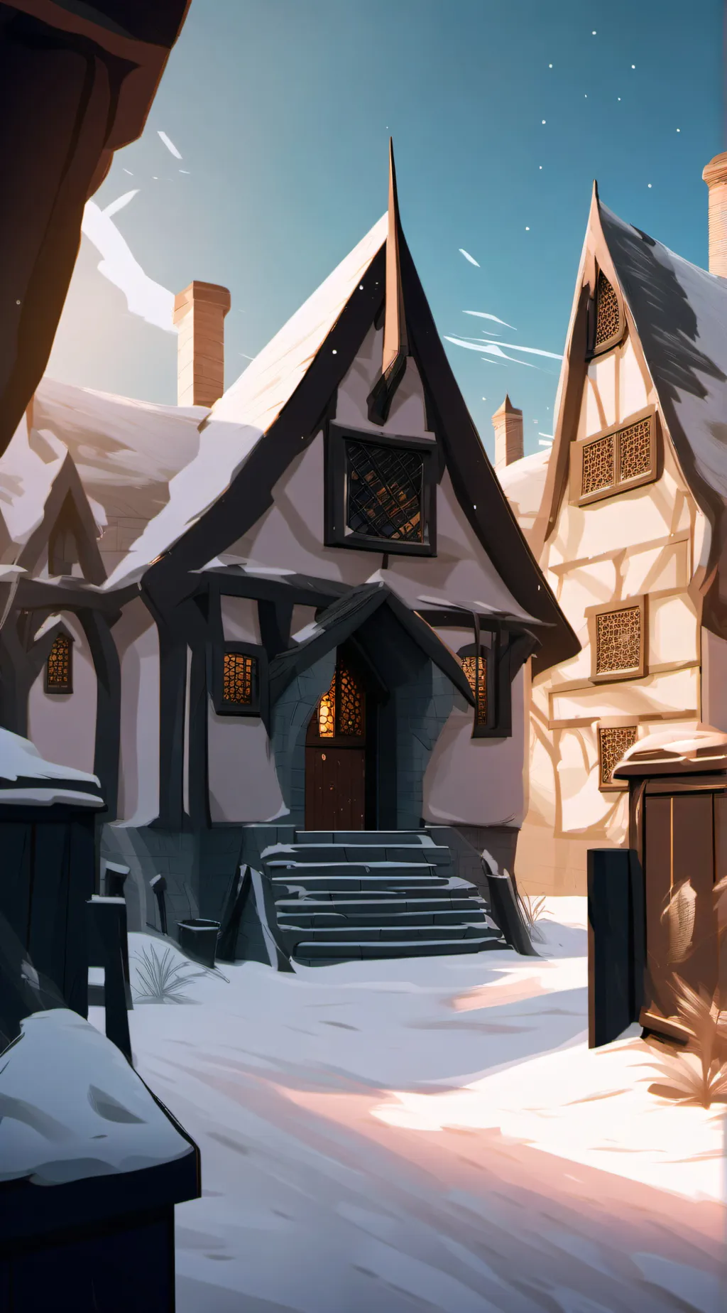 ai character: Hogwarts background