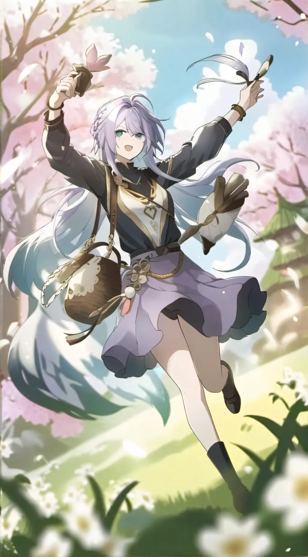 ai character: aitana🤩 background