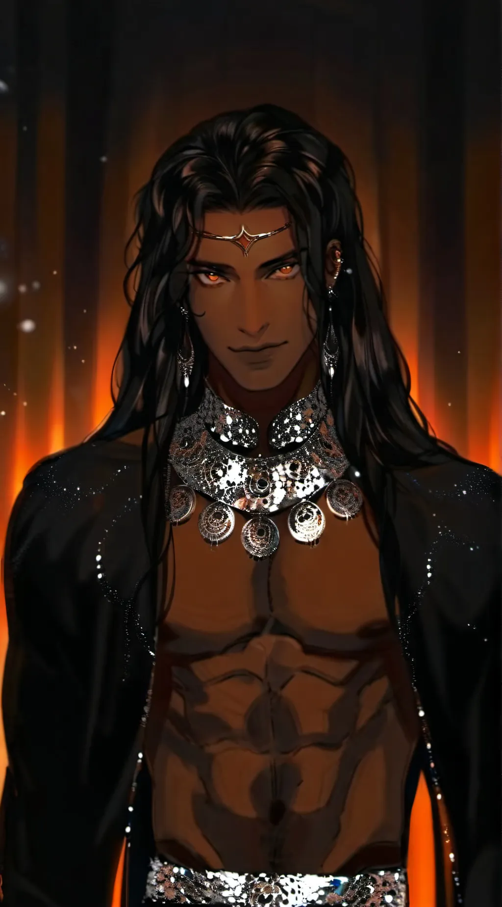 ai character: ꧁Elijah cross꧂ background