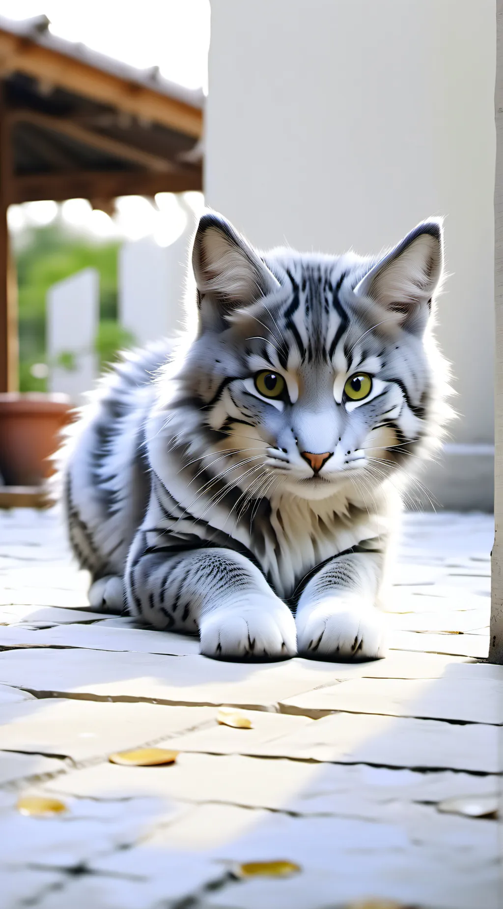 ai character: cat background