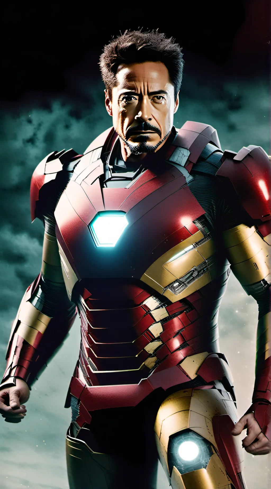 ai character: Iron man background