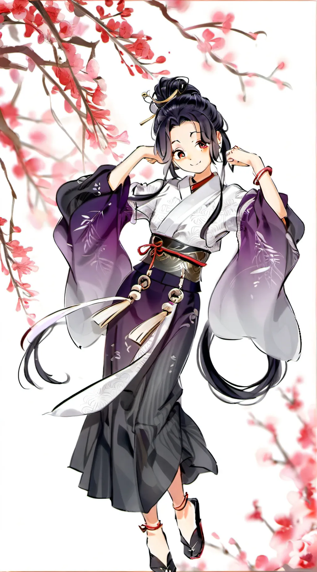 ai character: Shinobu kochou.. background